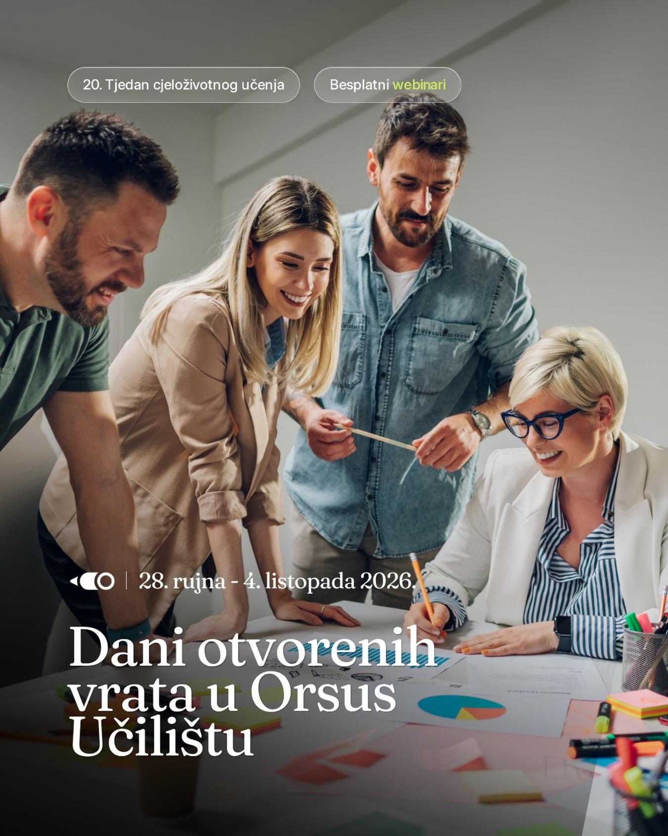 Dani otvorenih vrata u Orsus Učilištu ove godine su online.