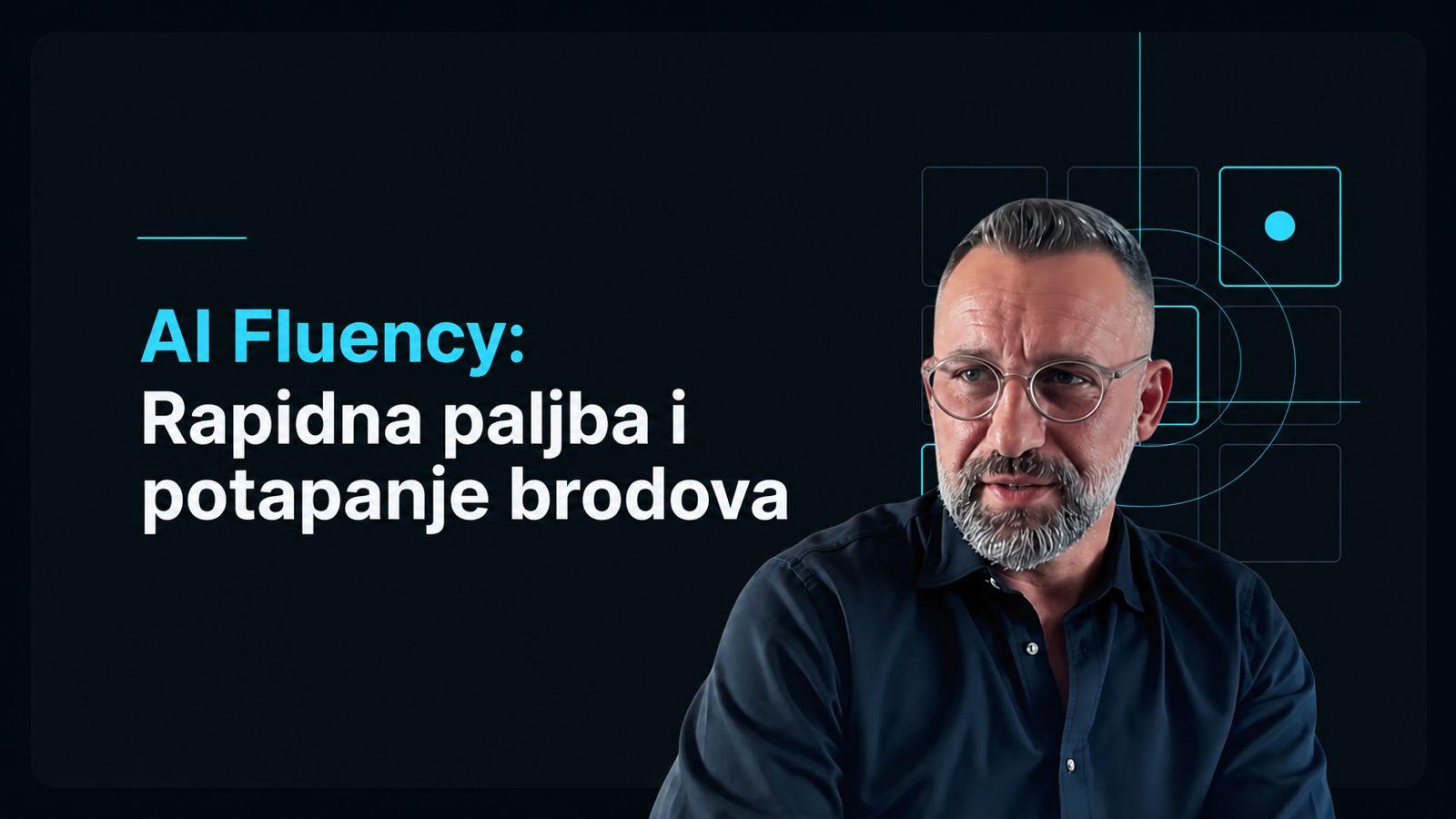 Održan webinar AI Fluency s Vanjom Bertalanom