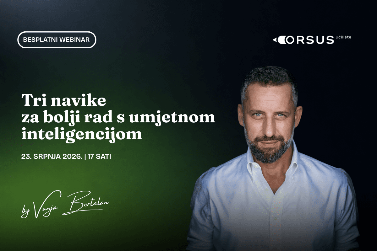 Besplatni webinari: Tri navike za bolji rad s AI-jem