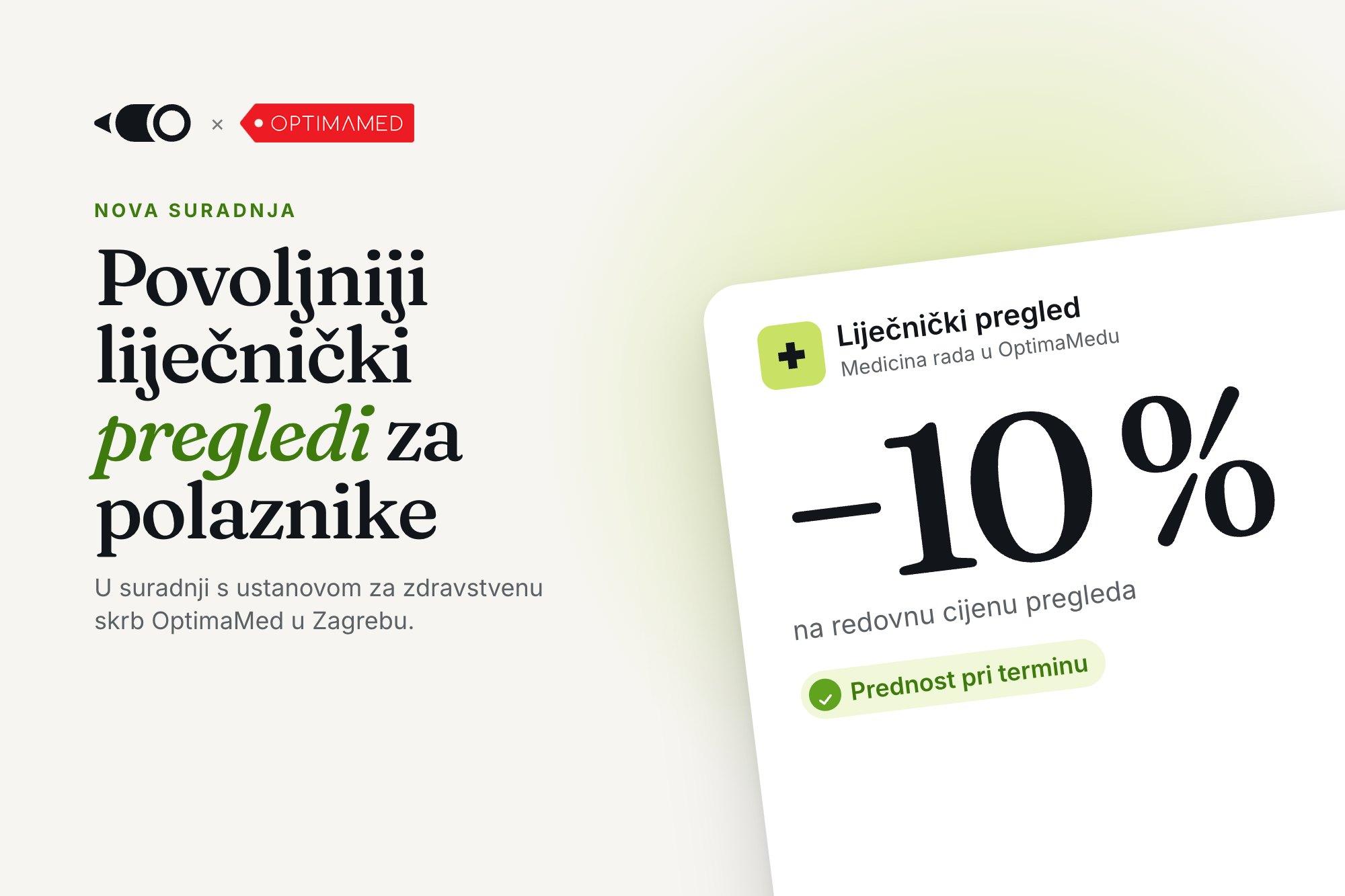 Orsus Učilište i OptimaMed: 10 % popusta na liječnički pregled za polaznike
