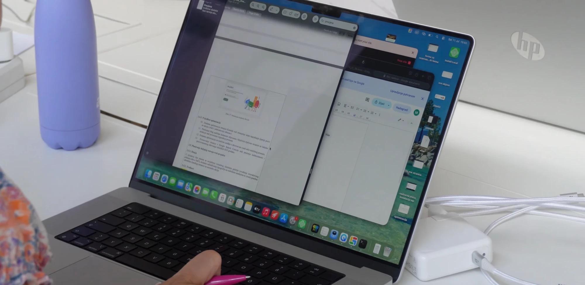 Rad u WordPressu na laptopu