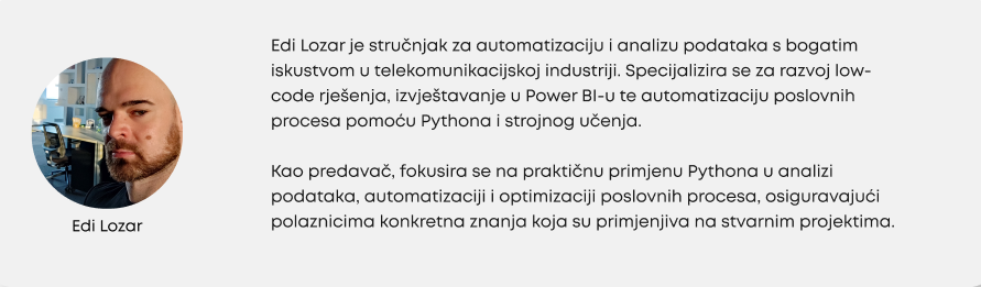 Automatizacija poslovnih procesa pomoću Pythona 14